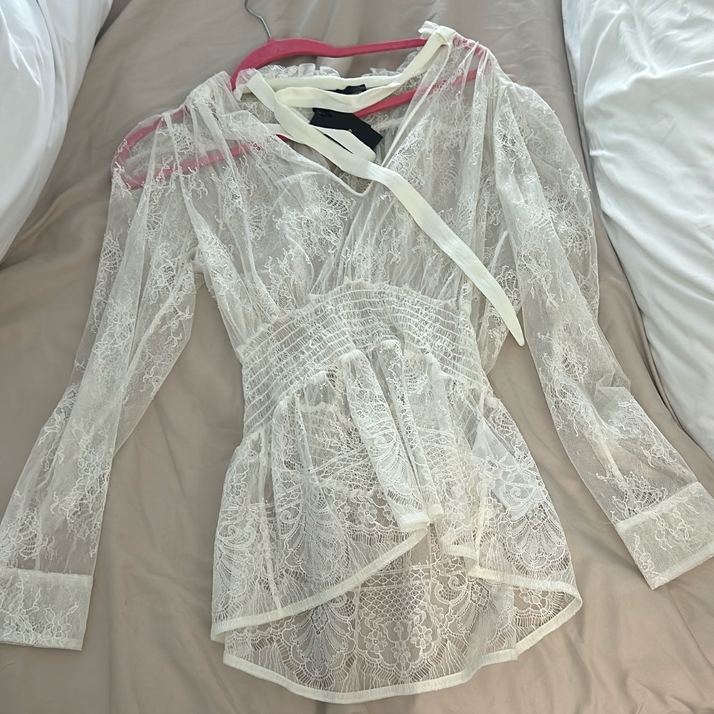 Maje lace top